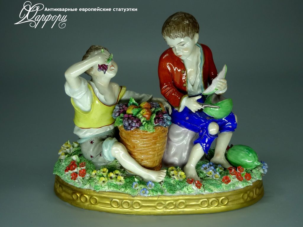 Купить фарфоровые статуэтки Sitzendorf, Богатый урожай, Германия